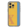 スリムプロテクションプレミアムケース with MagSafe［ オリジナル - initial color line - X orange ］