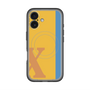 スリムプロテクションプレミアムケース with MagSafe［ オリジナル - initial color line - X orange ］