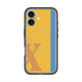 スリムプロテクションプレミアムケース with MagSafe［ オリジナル - initial color line - X orange ］