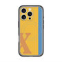 スリムプロテクションプレミアムケース with MagSafe［ オリジナル - initial color line - X orange ］