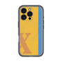 スリムプロテクションプレミアムケース with MagSafe［ オリジナル - initial color line - X orange ］