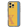 スリムプロテクションプレミアムケース with MagSafe［ オリジナル - initial color line - X orange ］