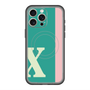スリムプロテクションプレミアムケース with MagSafe［ オリジナル - initial color line - X green ］