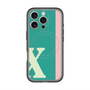 スリムプロテクションプレミアムケース with MagSafe［ オリジナル - initial color line - X green ］