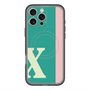 スリムプロテクションプレミアムケース with MagSafe［ オリジナル - initial color line - X green ］