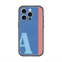 スリムプロテクションプレミアムケース with MagSafe［ オリジナル - initial color line - A blue ］