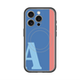 スリムプロテクションプレミアムケース with MagSafe［ オリジナル - initial color line - A blue ］