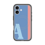 スリムプロテクションプレミアムケース with MagSafe［ オリジナル - initial color line - A blue ］