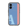 スリムプロテクションプレミアムケース with MagSafe［ オリジナル - initial color line - A blue ］