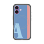 スリムプロテクションプレミアムケース with MagSafe［ オリジナル - initial color line - A blue ］