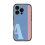 スリムプロテクションプレミアムケース with MagSafe［ オリジナル - initial color line - A blue ］