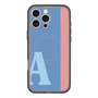 スリムプロテクションプレミアムケース with MagSafe［ オリジナル - initial color line - A blue ］