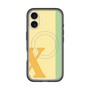 スリムプロテクションプレミアムケース with MagSafe［ オリジナル - initial color line - X yellow ］