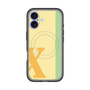 スリムプロテクションプレミアムケース with MagSafe［ オリジナル - initial color line - X yellow ］