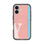 スリムプロテクションプレミアムケース with MagSafe［ オリジナル - initial color line - Y pink ］