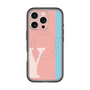 スリムプロテクションプレミアムケース with MagSafe［ オリジナル - initial color line - Y pink ］
