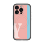 スリムプロテクションプレミアムケース with MagSafe［ オリジナル - initial color line - Y pink ］