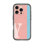 スリムプロテクションプレミアムケース with MagSafe［ オリジナル - initial color line - Y pink ］