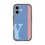 スリムプロテクションプレミアムケース with MagSafe［ オリジナル - initial color line - Y blue ］