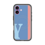 スリムプロテクションプレミアムケース with MagSafe［ オリジナル - initial color line - Y blue ］