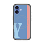 スリムプロテクションプレミアムケース with MagSafe［ オリジナル - initial color line - Y blue ］