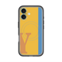 スリムプロテクションプレミアムケース with MagSafe［ オリジナル - initial color line - Y orange ］