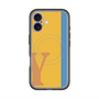 スリムプロテクションプレミアムケース with MagSafe［ オリジナル - initial color line - Y orange ］