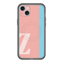 スリムプロテクションプレミアムケース with MagSafe［ オリジナル - initial color line - Z pink ］