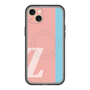 スリムプロテクションプレミアムケース with MagSafe［ オリジナル - initial color line - Z pink ］