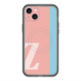 スリムプロテクションプレミアムケース with MagSafe［ オリジナル - initial color line - Z pink ］