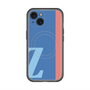 スリムプロテクションプレミアムケース with MagSafe［ オリジナル - initial color line - Z blue ］
