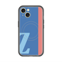 スリムプロテクションプレミアムケース with MagSafe［ オリジナル - initial color line - Z blue ］