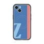 スリムプロテクションプレミアムケース with MagSafe［ オリジナル - initial color line - Z blue ］