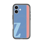 スリムプロテクションプレミアムケース with MagSafe［ オリジナル - initial color line - Z blue ］