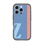 スリムプロテクションプレミアムケース with MagSafe［ オリジナル - initial color line - Z blue ］