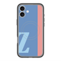 スリムプロテクションプレミアムケース with MagSafe［ オリジナル - initial color line - Z blue ］