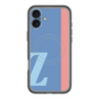 スリムプロテクションプレミアムケース with MagSafe［ オリジナル - initial color line - Z blue ］