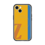 スリムプロテクションプレミアムケース with MagSafe［ オリジナル - initial color line - Z orange ］