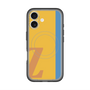 スリムプロテクションプレミアムケース with MagSafe［ オリジナル - initial color line - Z orange ］