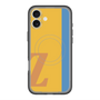スリムプロテクションプレミアムケース with MagSafe［ オリジナル - initial color line - Z orange ］