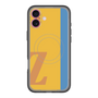 スリムプロテクションプレミアムケース with MagSafe［ オリジナル - initial color line - Z orange ］