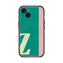 スリムプロテクションプレミアムケース with MagSafe［ オリジナル - initial color line - Z green ］