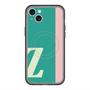 スリムプロテクションプレミアムケース with MagSafe［ オリジナル - initial color line - Z green ］