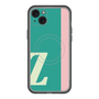 スリムプロテクションプレミアムケース with MagSafe［ オリジナル - initial color line - Z green ］