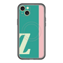 スリムプロテクションプレミアムケース with MagSafe［ オリジナル - initial color line - Z green ］