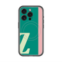 スリムプロテクションプレミアムケース with MagSafe［ オリジナル - initial color line - Z green ］