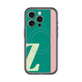 スリムプロテクションプレミアムケース with MagSafe［ オリジナル - initial color line - Z green ］