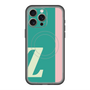 スリムプロテクションプレミアムケース with MagSafe［ オリジナル - initial color line - Z green ］