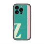 スリムプロテクションプレミアムケース with MagSafe［ オリジナル - initial color line - Z green ］