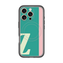 スリムプロテクションプレミアムケース with MagSafe［ オリジナル - initial color line - Z green ］